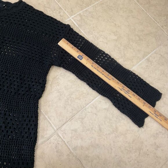 ANRABESS Crochet Swimsuit Cover Up women’s Size Medium Black - Picture 11 of 12